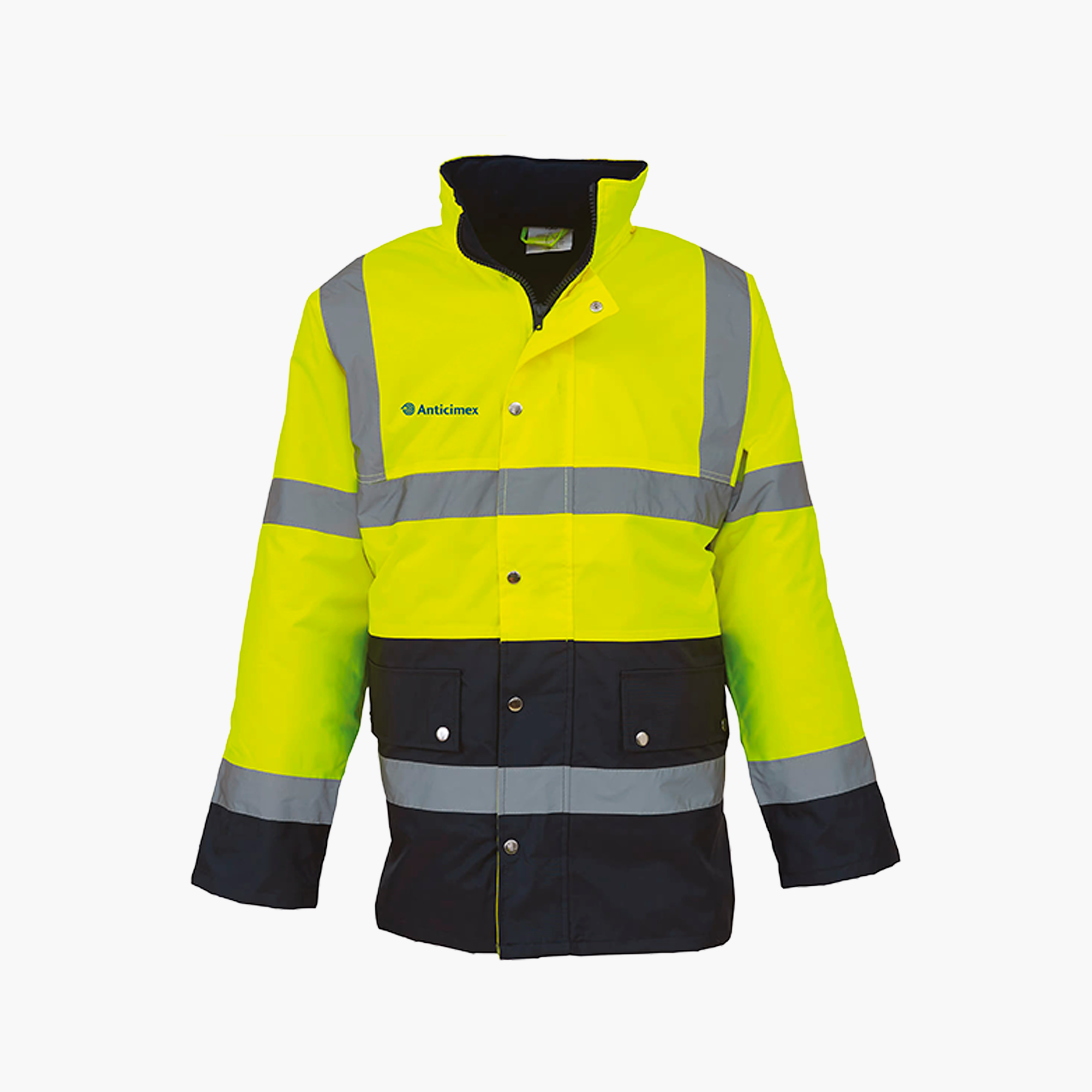 Veste imperméable HV - Jaune / Navy