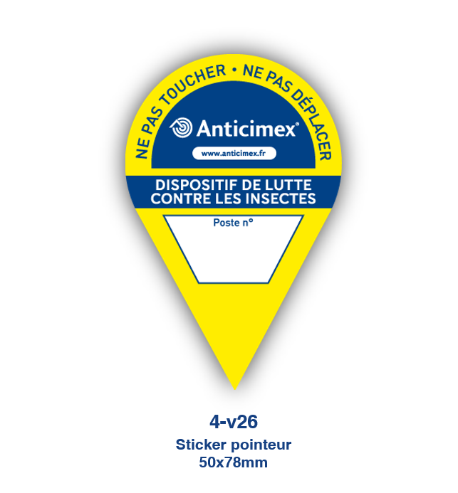 Sticker 4 - Pointeur jaune