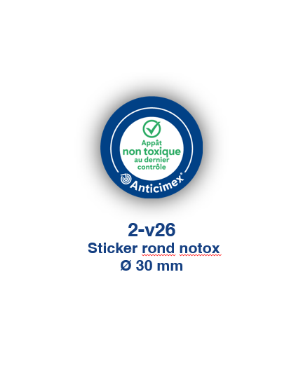 Sticker 2 - Notox rond
